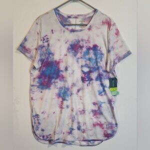 Tek Gear Tunic Short Sleeve Actiwear Top NWT Size Xlarge TYE DYE